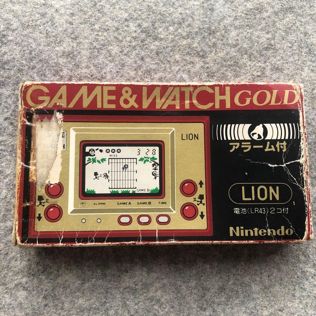 【動作確認済み】GAME & WATCH GOLD LION (アラーム付)