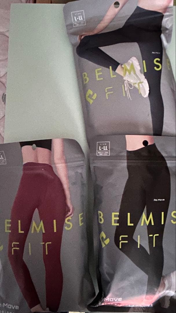 BELMISE FIT 着圧レギンス 3色セット L-LL