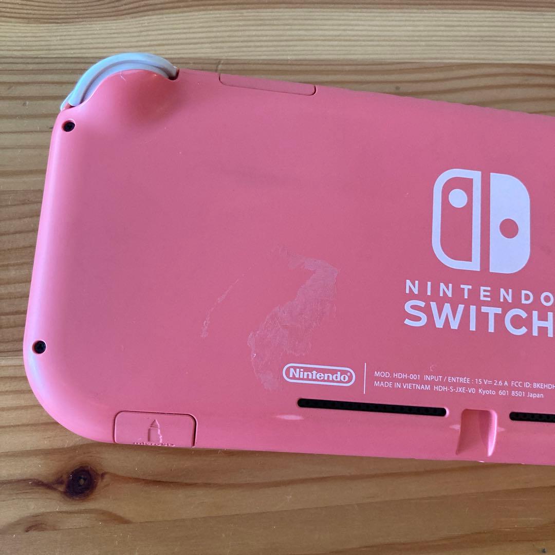 任天堂スイッチライト コーラル　難あり