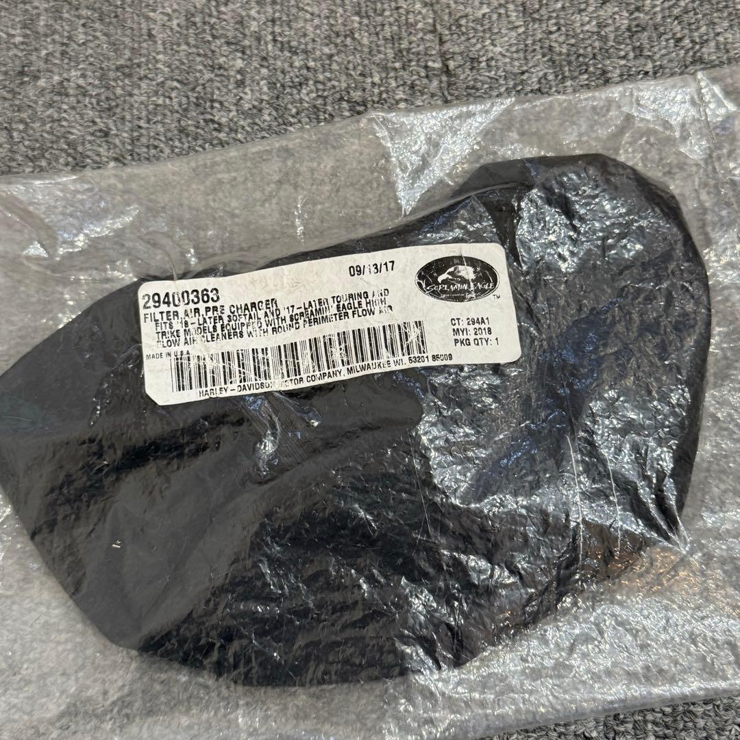ハーレー 純正 エアクリーナー レインソック 29400363