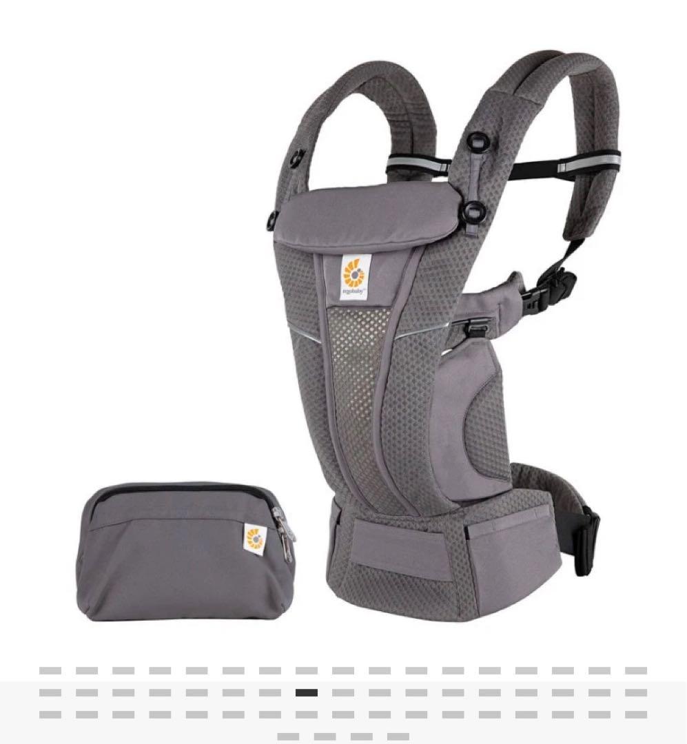 【美品】エルゴベビー抱っこ紐　オムニブリーズ　グラファイトグレー