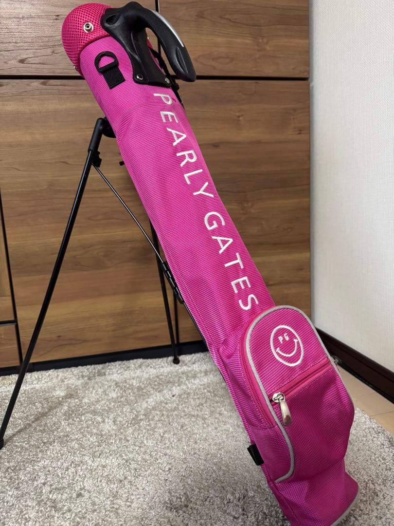 パーリーゲイツ PEARLY GATES セルフ スタンドバッグ ピンク