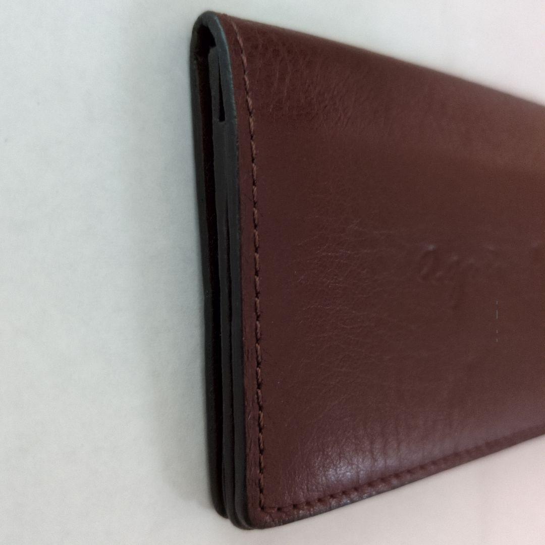 アニエスべー　ブラウンレザー名刺入れ