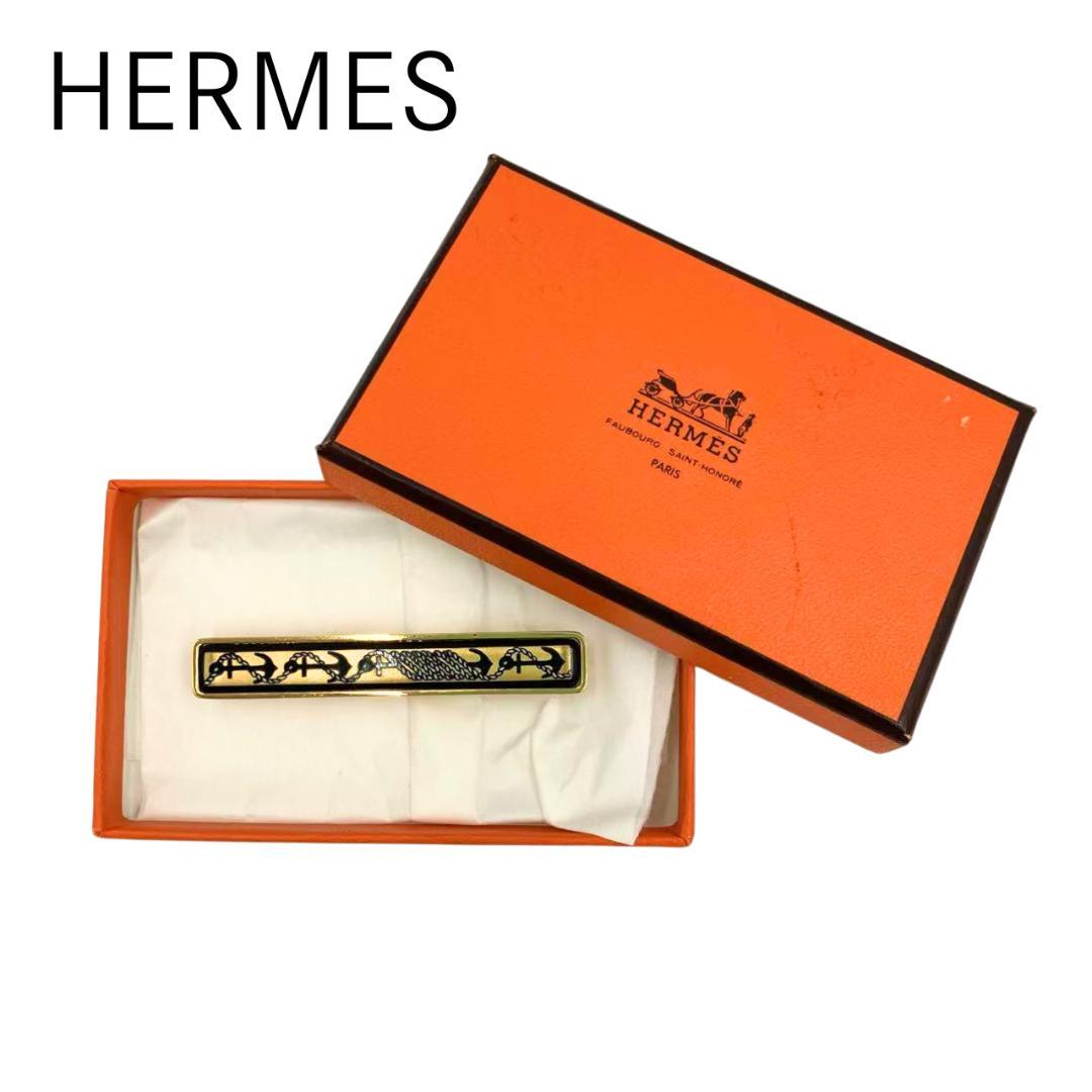 ≪早い者勝ち≫ HERMES エルメス ネクタイピン エマイユ 錨 ゴールド