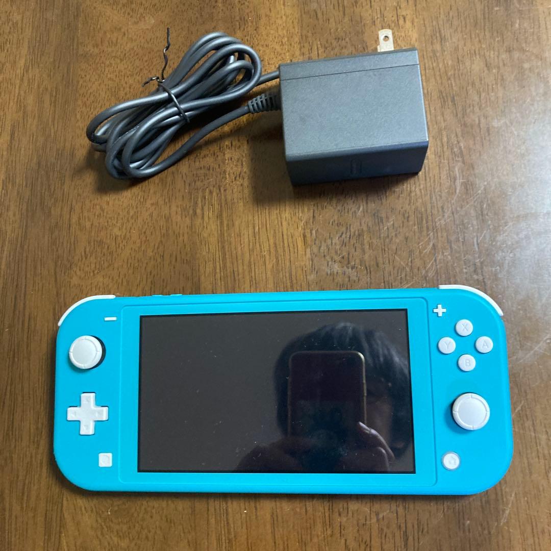 Nintendo Switch Lite ターコイズ 　アダプター付き