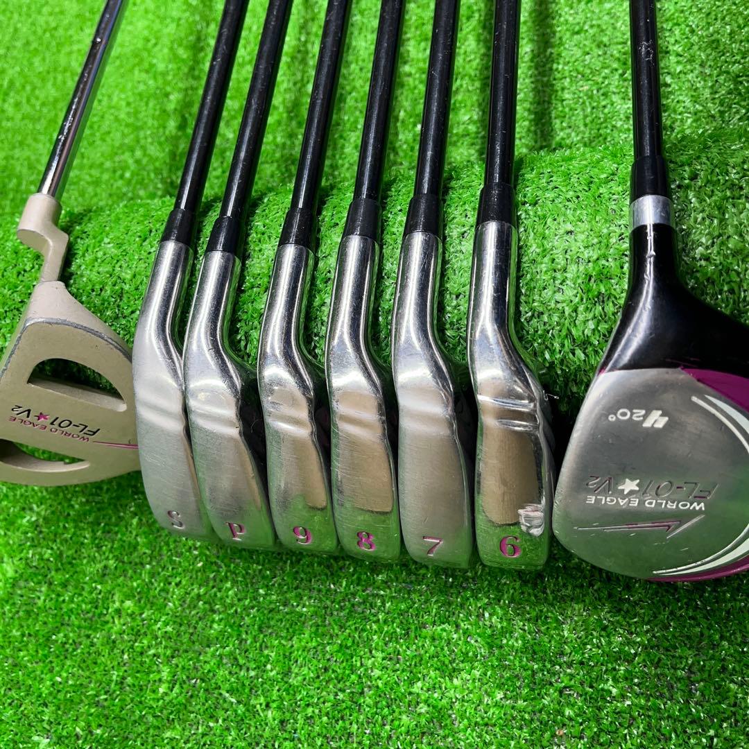 NFG-281 WORLD EAGLE FW.アイアン.パター レディースセット